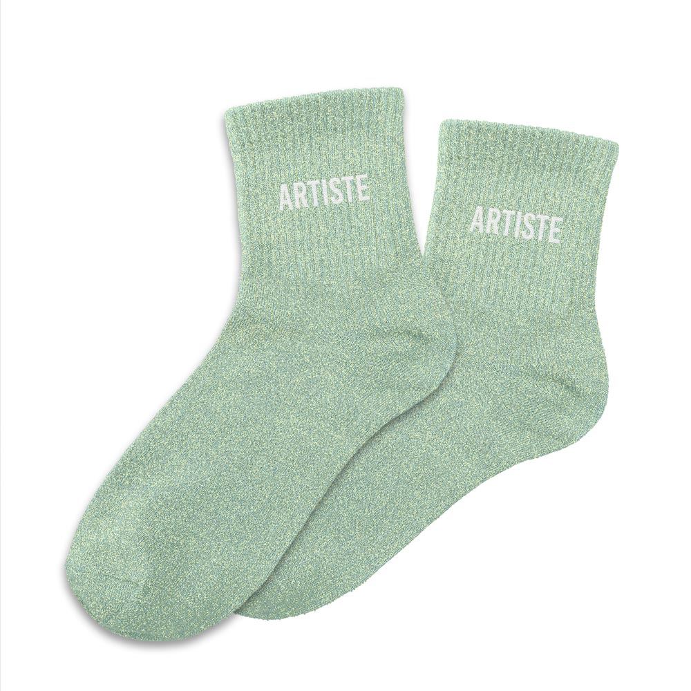 Chaussettes paillettes "ARTISTE"