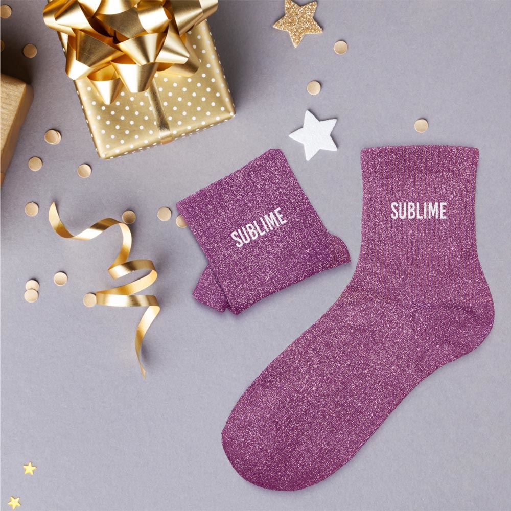 Chaussettes paillettes "SUBLIME"