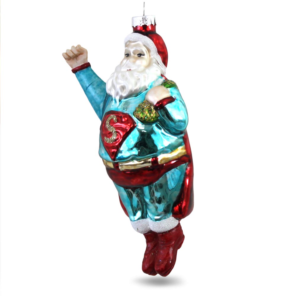 Décoration suspension pour sapin "SUPER PERE NOEL"