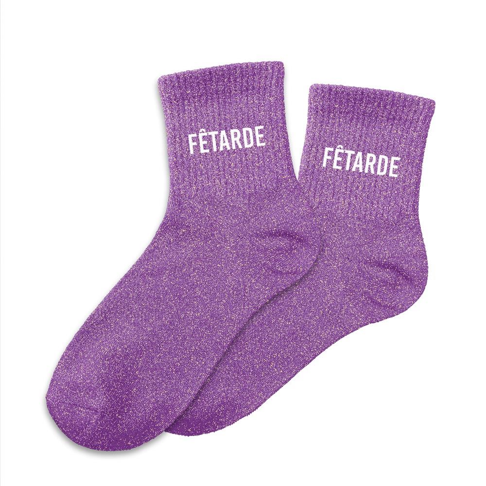 Chaussettes paillettes "FETARDE"