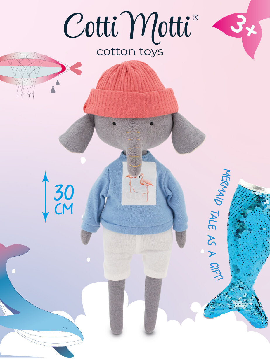 Ali l'Eléphant - peluche 3+