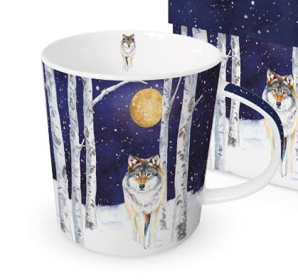 Coffret de 4 mugs Animaux d'hiver