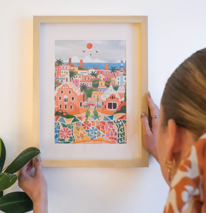 Coffret peinture au numéro - Barcelona par DazlStudio
