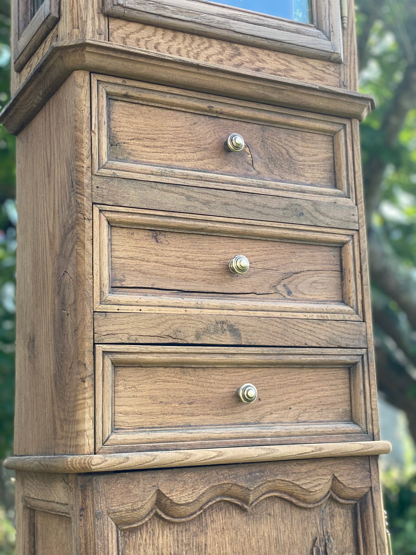 Étagère / vitrine ancienne