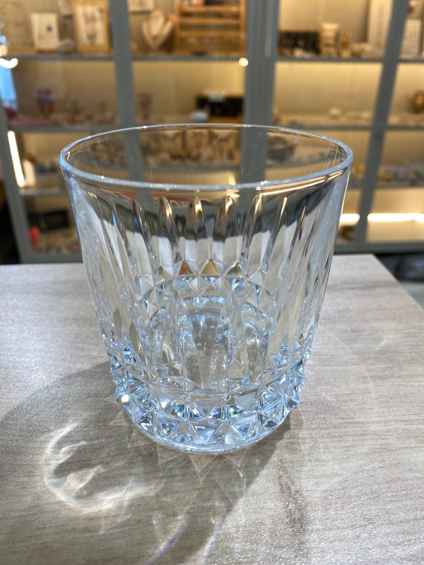 Lot de 2 verres a Whisky cristal