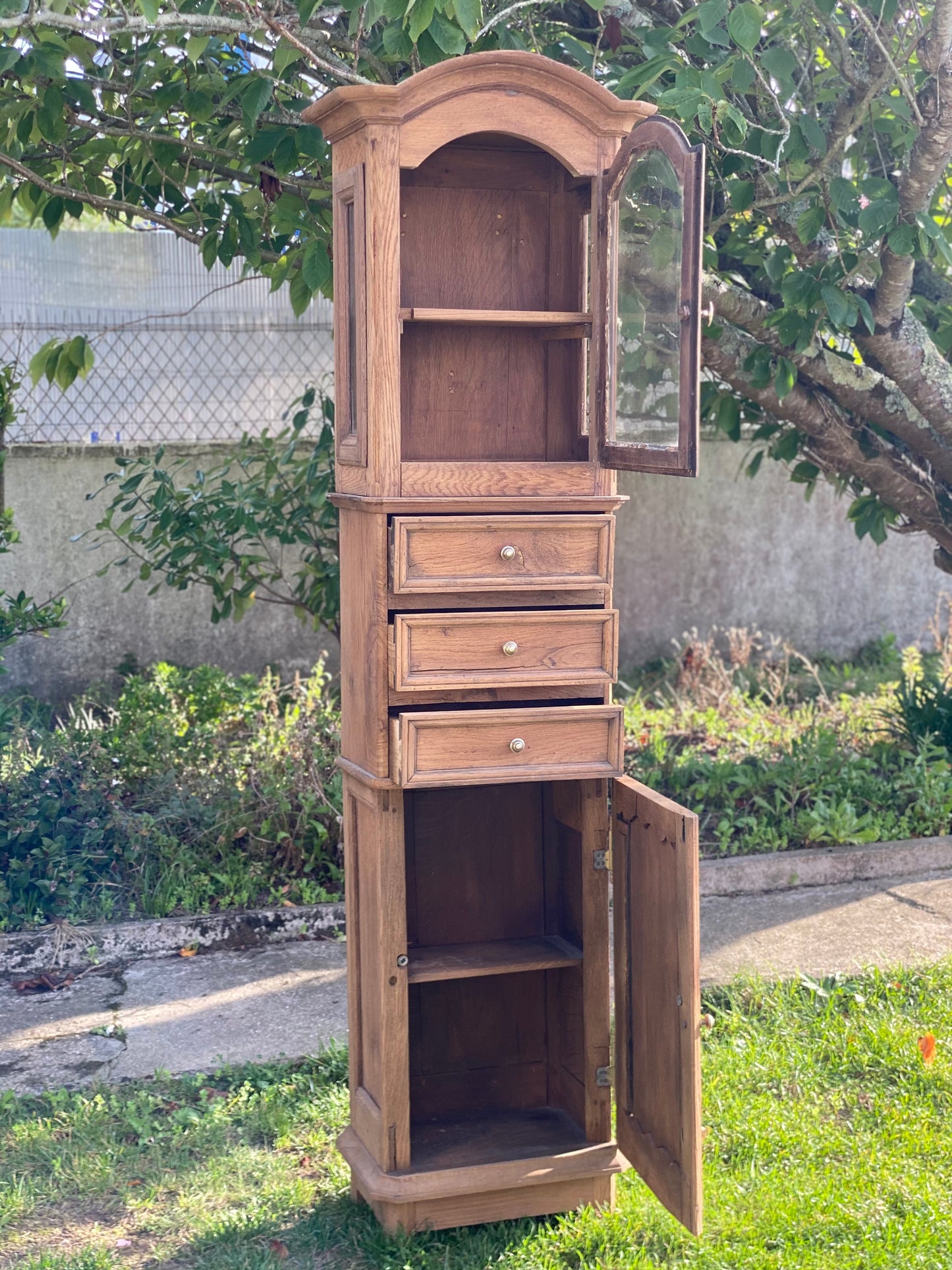 Étagère / vitrine ancienne