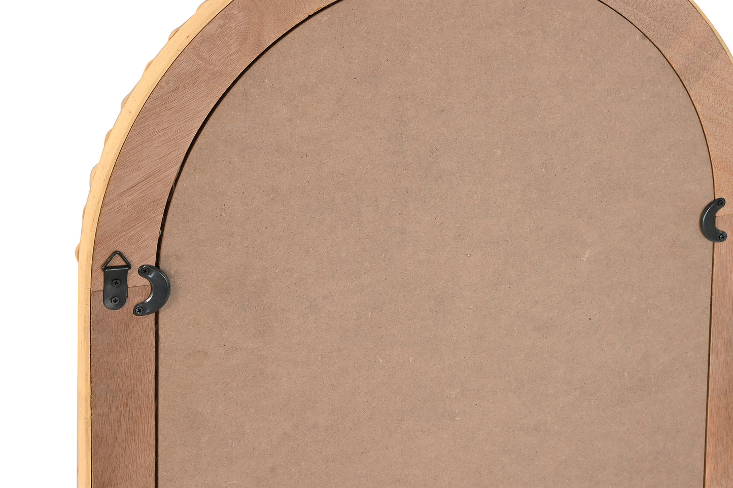 MIROIR en ROTIN BOULES 'NATUREL'