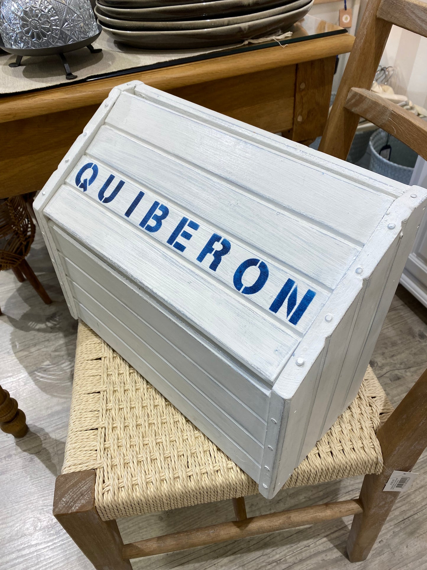 Petit Coffre de rangement en bois QUIBERON