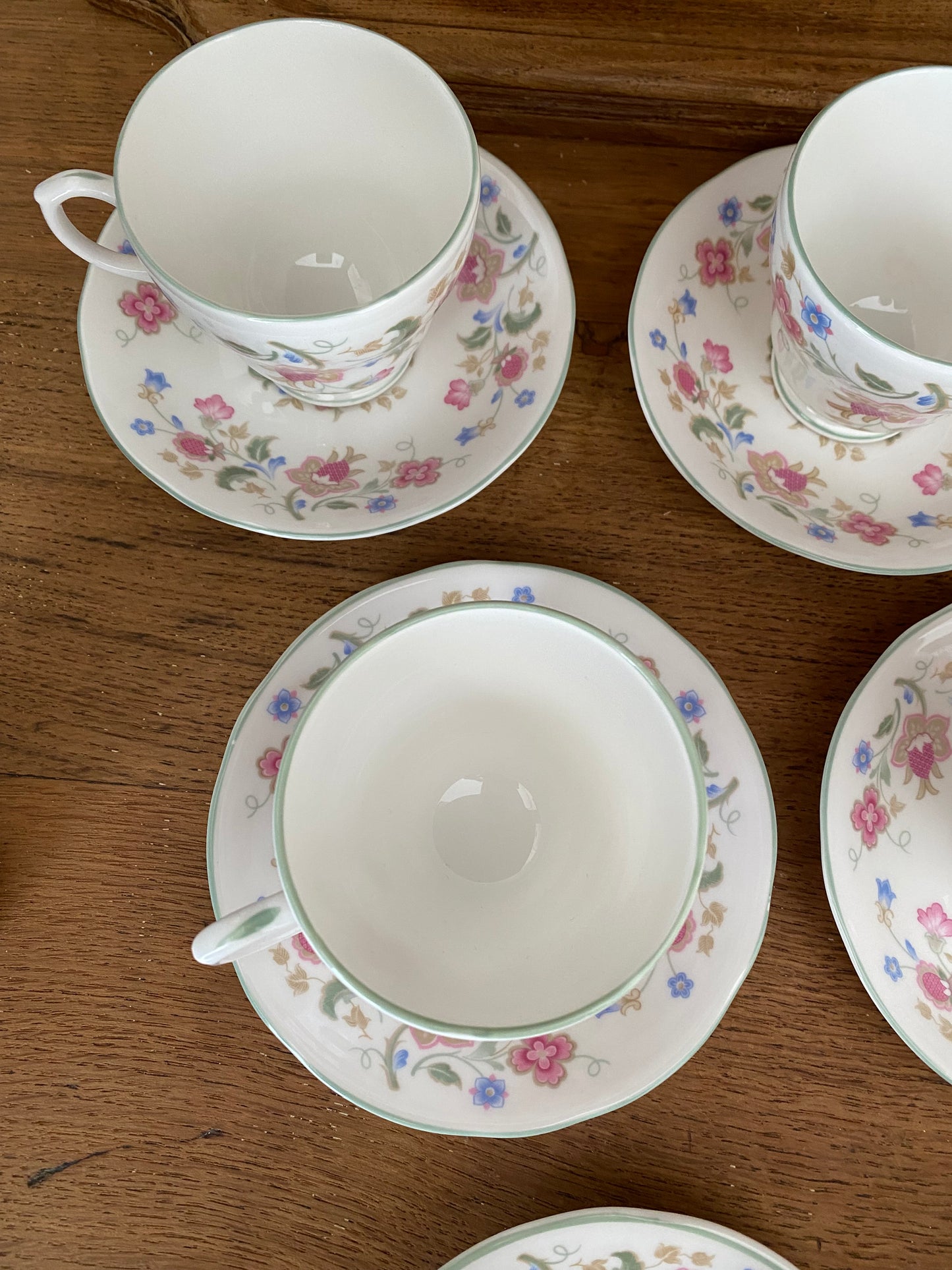 6 tasses à café Porcelaine Jacobean Duchess