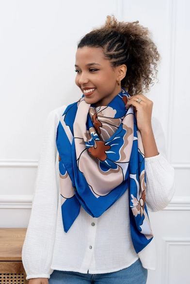 Grand Foulard carré 130 X 130 cm