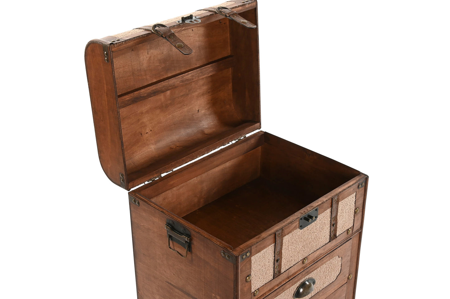 meuble "coffre" de rangement 3 tiroirs