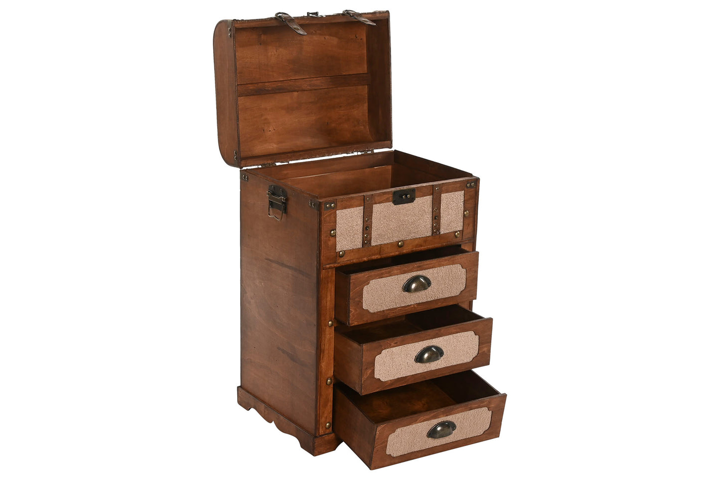 meuble "coffre" de rangement 3 tiroirs