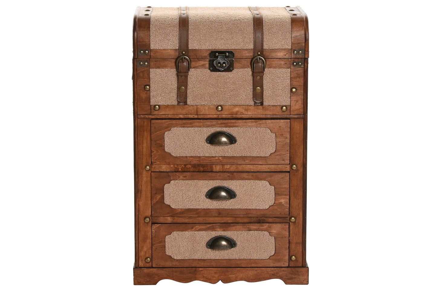 meuble "coffre" de rangement 3 tiroirs