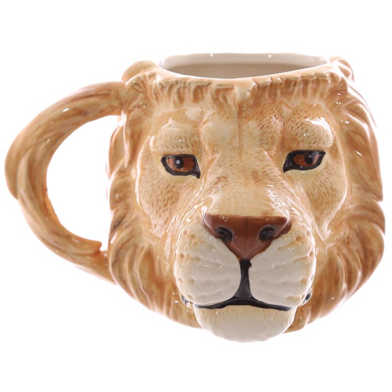 Mug Safari en Céramique "tête de lion"
