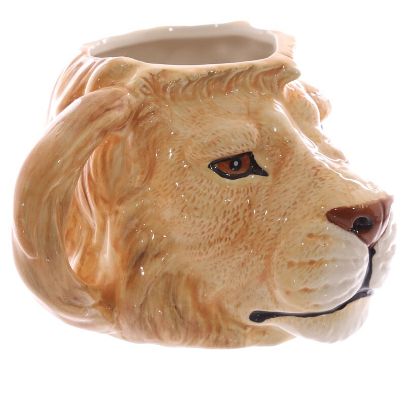 Mug Safari en Céramique "tête de lion"