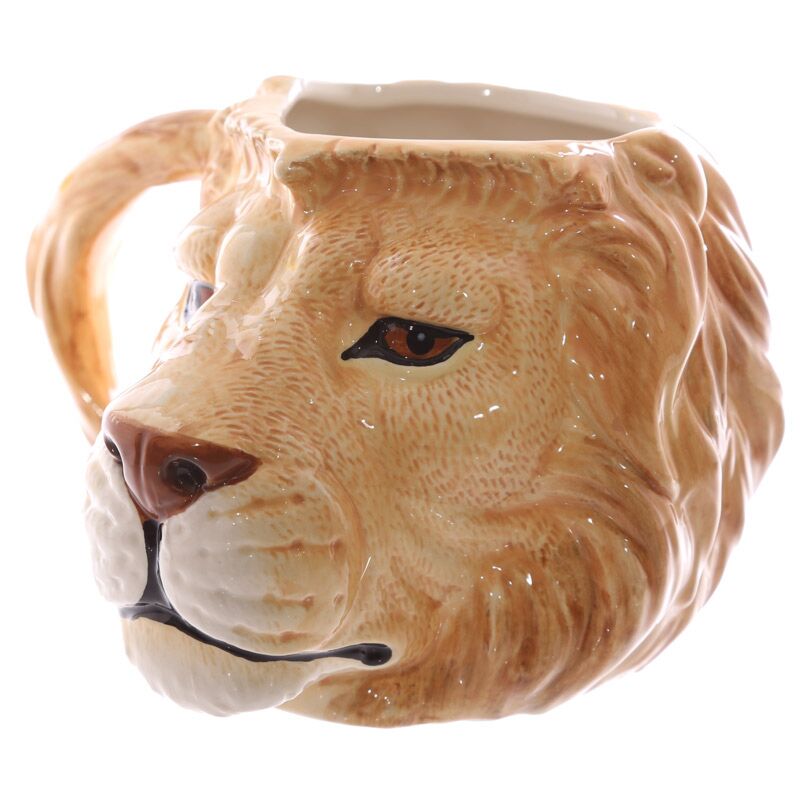 Mug Safari en Céramique "tête de lion"