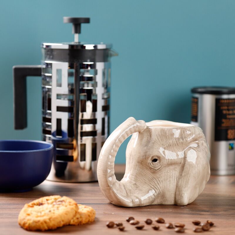 Mug Safari en Céramique "tête d'Eléphant"
