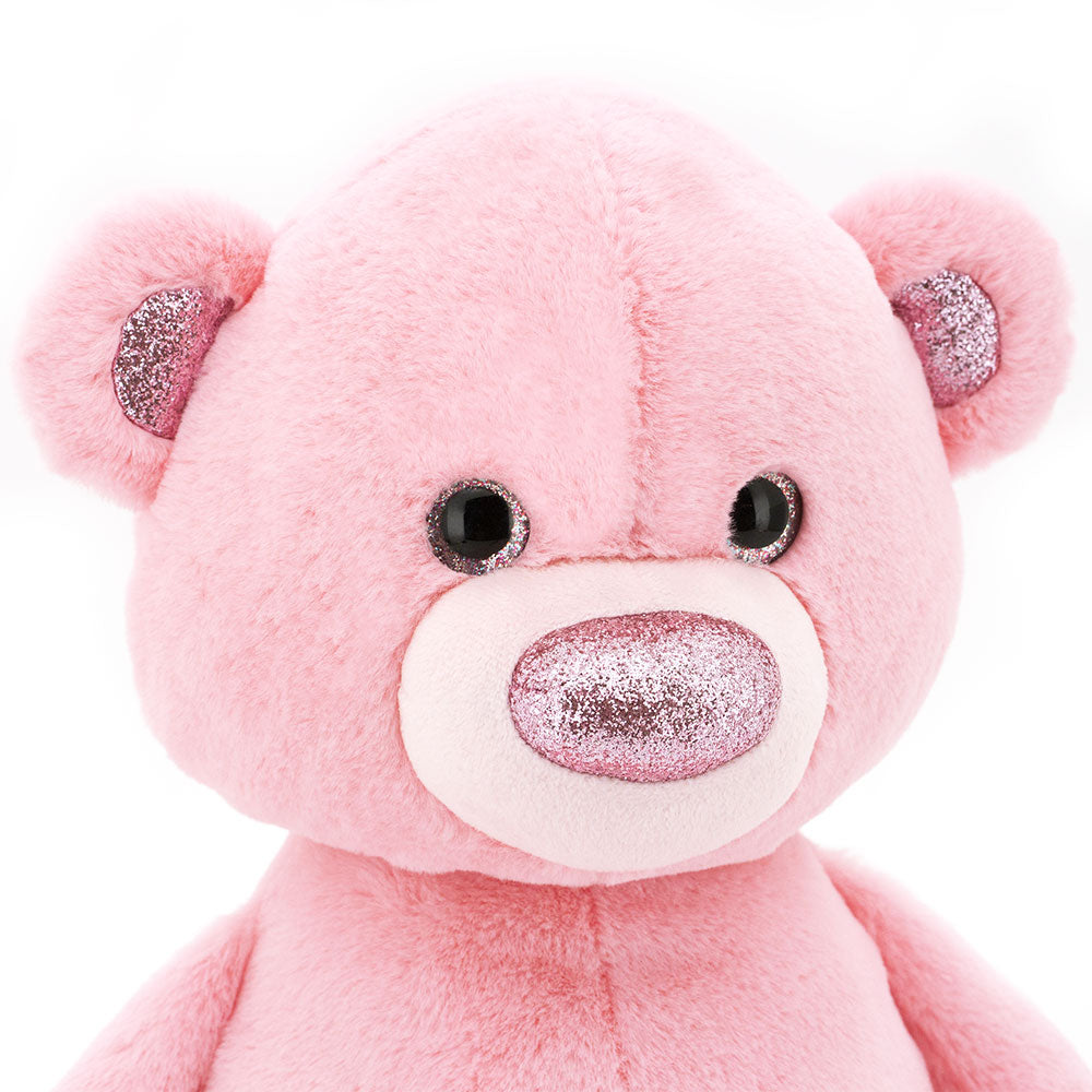 PELUCHE Fluffy l'ours rose