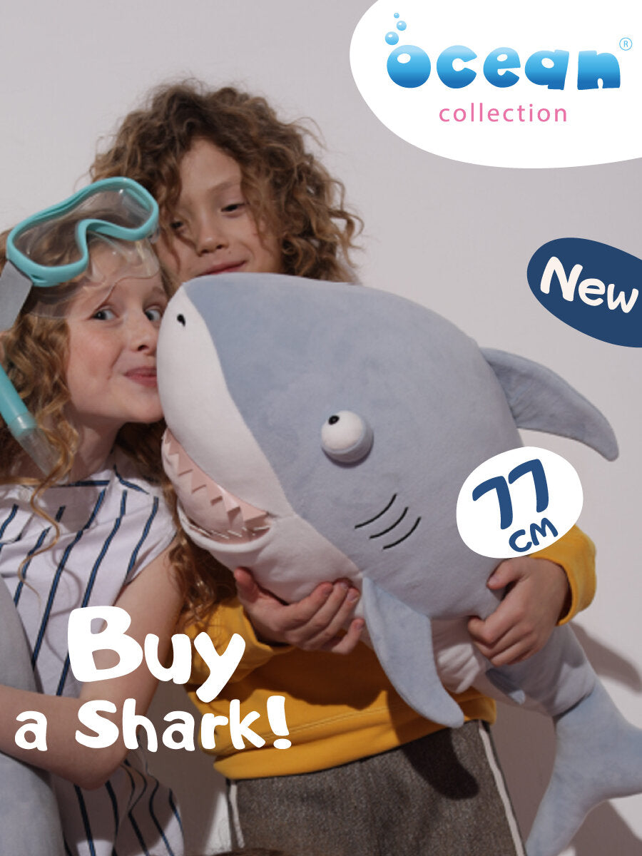 GRANDE PELUCHE Shark Boys REQUIN