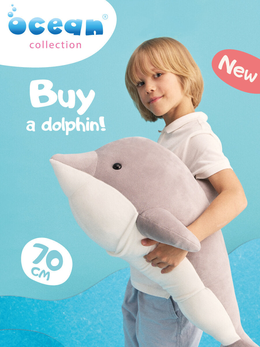 GRANDE PELUCHE dauphin