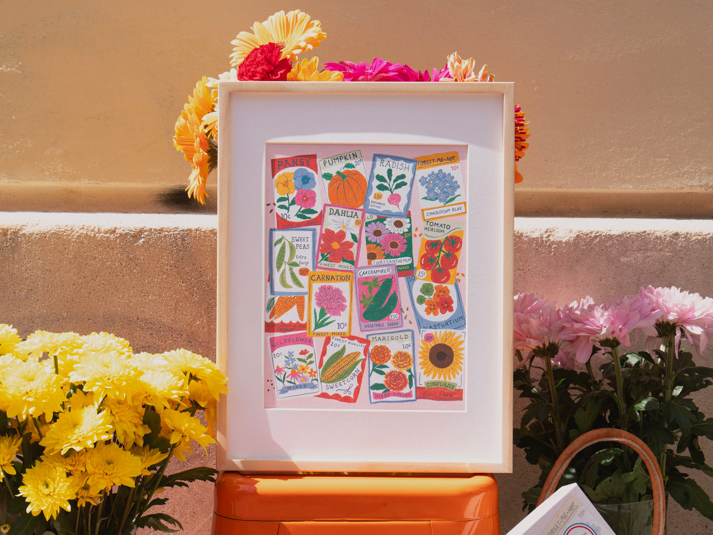 Coffret Peinture au Numéro Seed Packets La Petite Epicerie