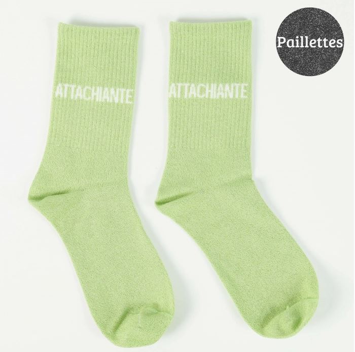 Chaussettes à paillettes ATTACHIANTE