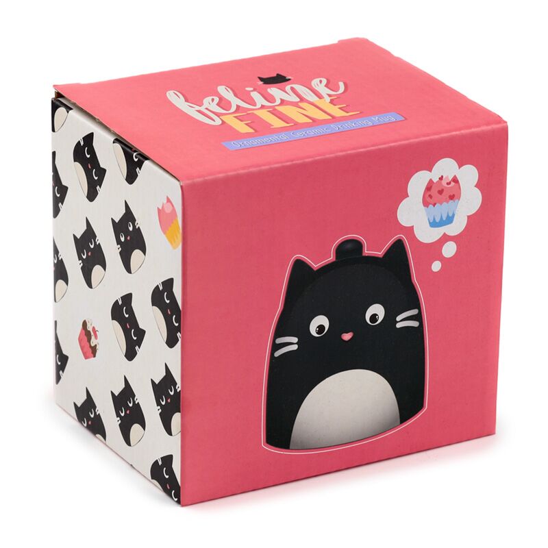 Mug Retournable Tête en Bas "Chat"