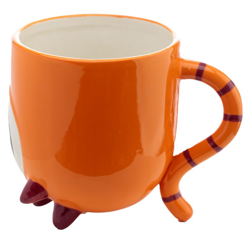 Mug Retournable Tête en Bas "Monstre Orange"