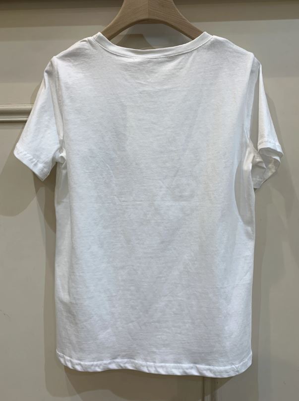 T-shirt brodé "balade en vélo" Taille M