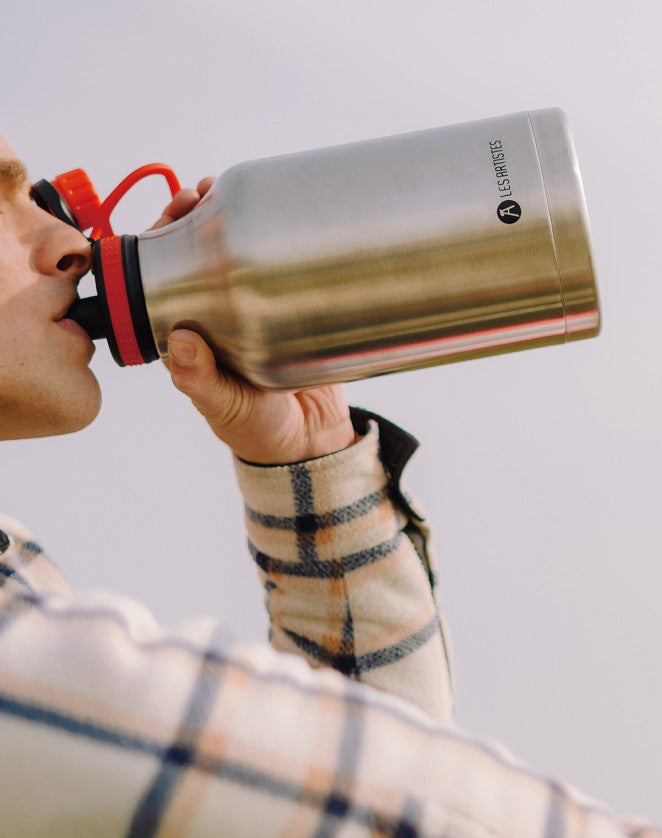 Bouteille isotherme XL Wood 2000 ml - Les Artistes