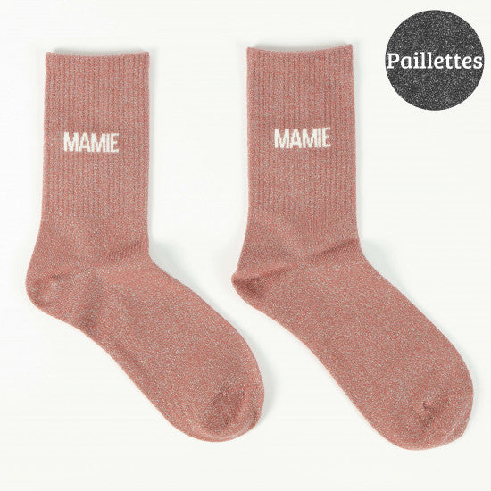 Chaussettes à paillettes MAMIE