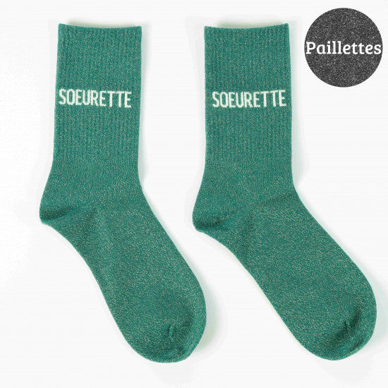 Chaussettes à paillettes SOEURETTE