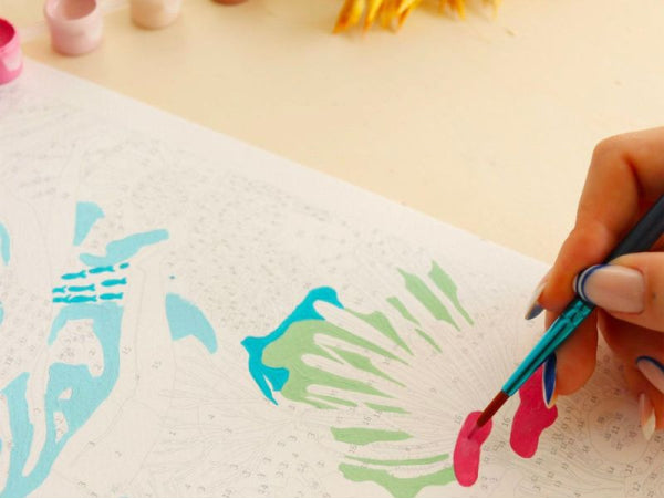 Coffret peinture au numéro - Coral reef par Miranda Sofroniou