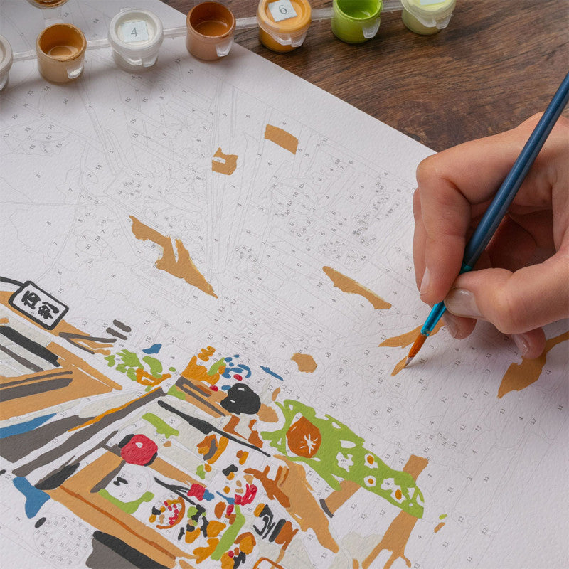 Coffret peinture au numéro - Kyoto par La Petite Epicerie