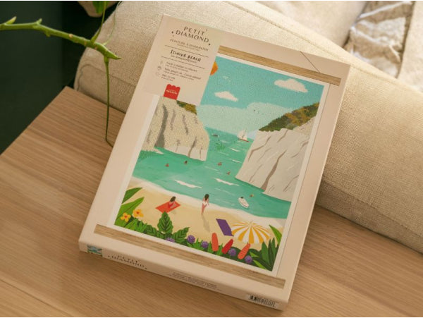 Coffret Petit Diamond - Diamond Painting Stiniva Beach par Maja Tomljanovic