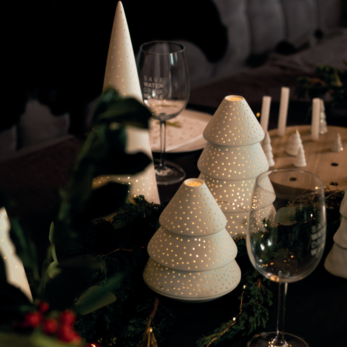 Petit sapin lumineux photophore - Räder design