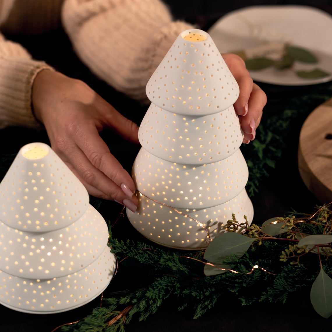 Grand sapin lumineux photophore - Räder design