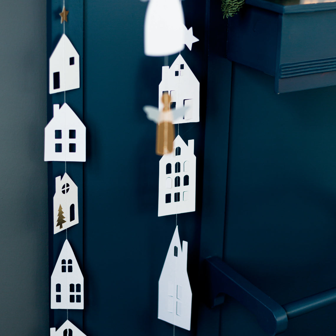 Guirlande papier "petites maisons" Räder