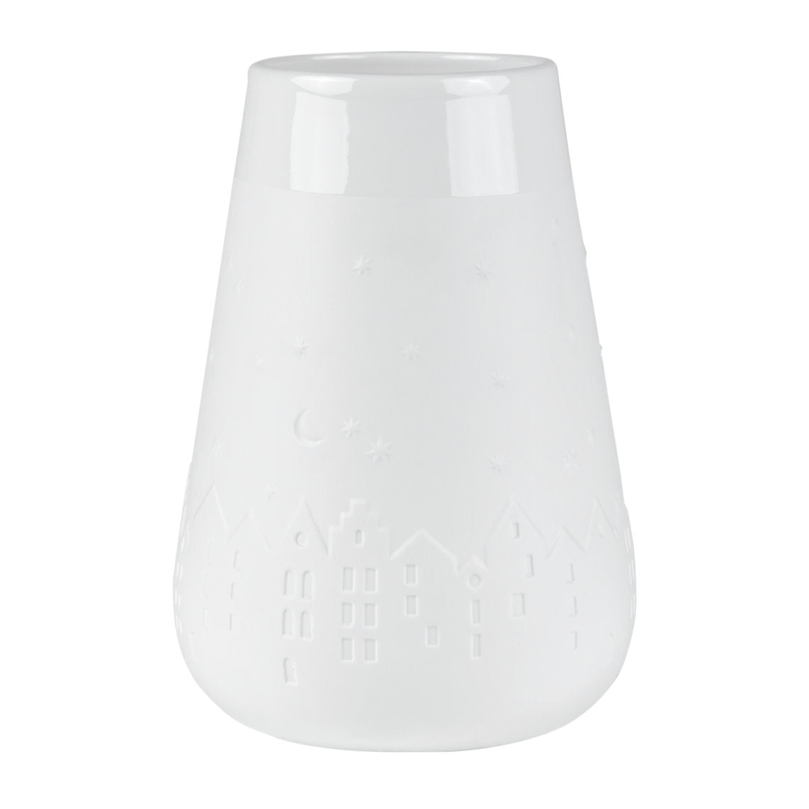Vase en porcelaine Poésie « Ville d'Hiver », Räder Design