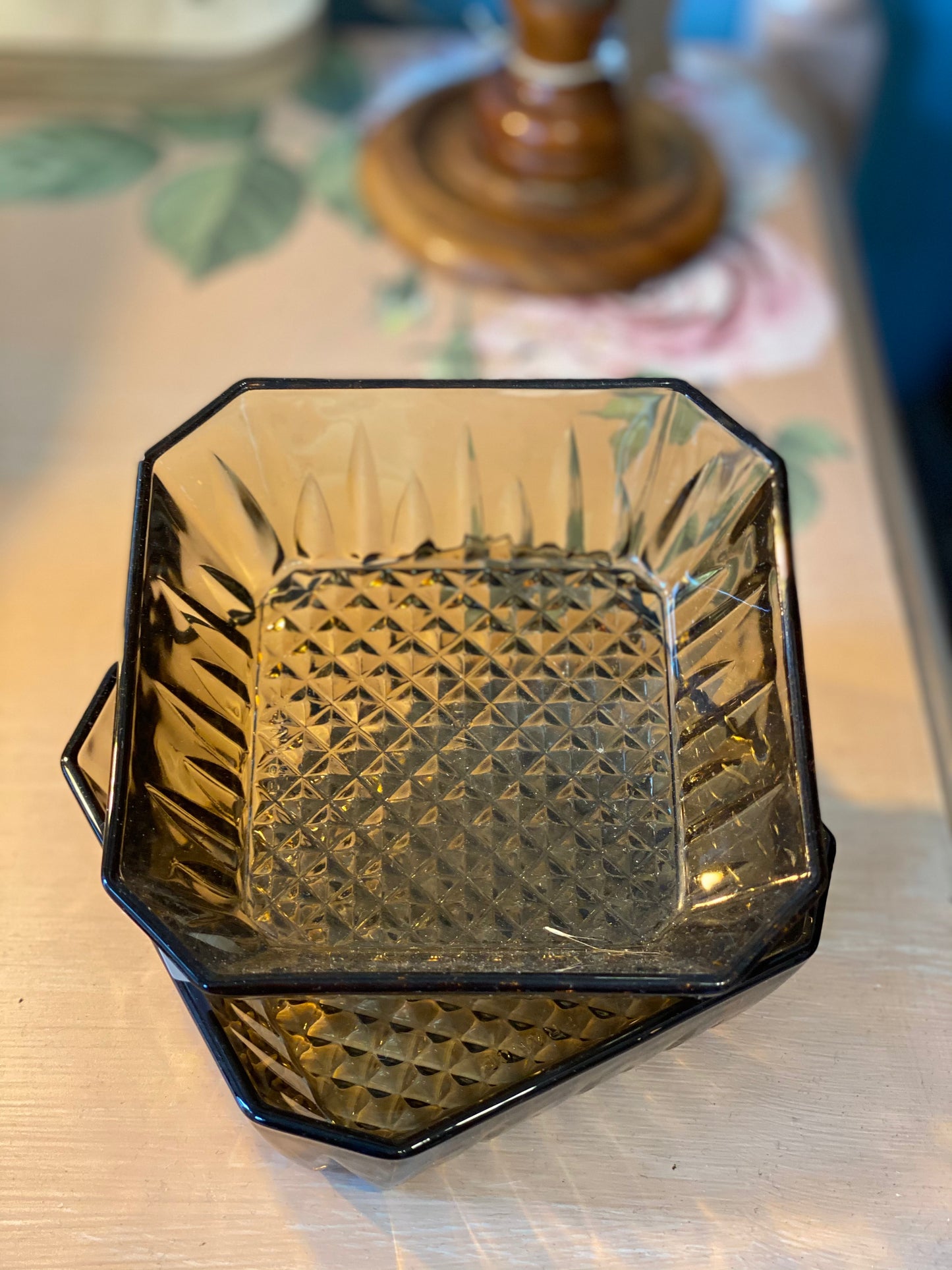 Ramequin en verre fumé