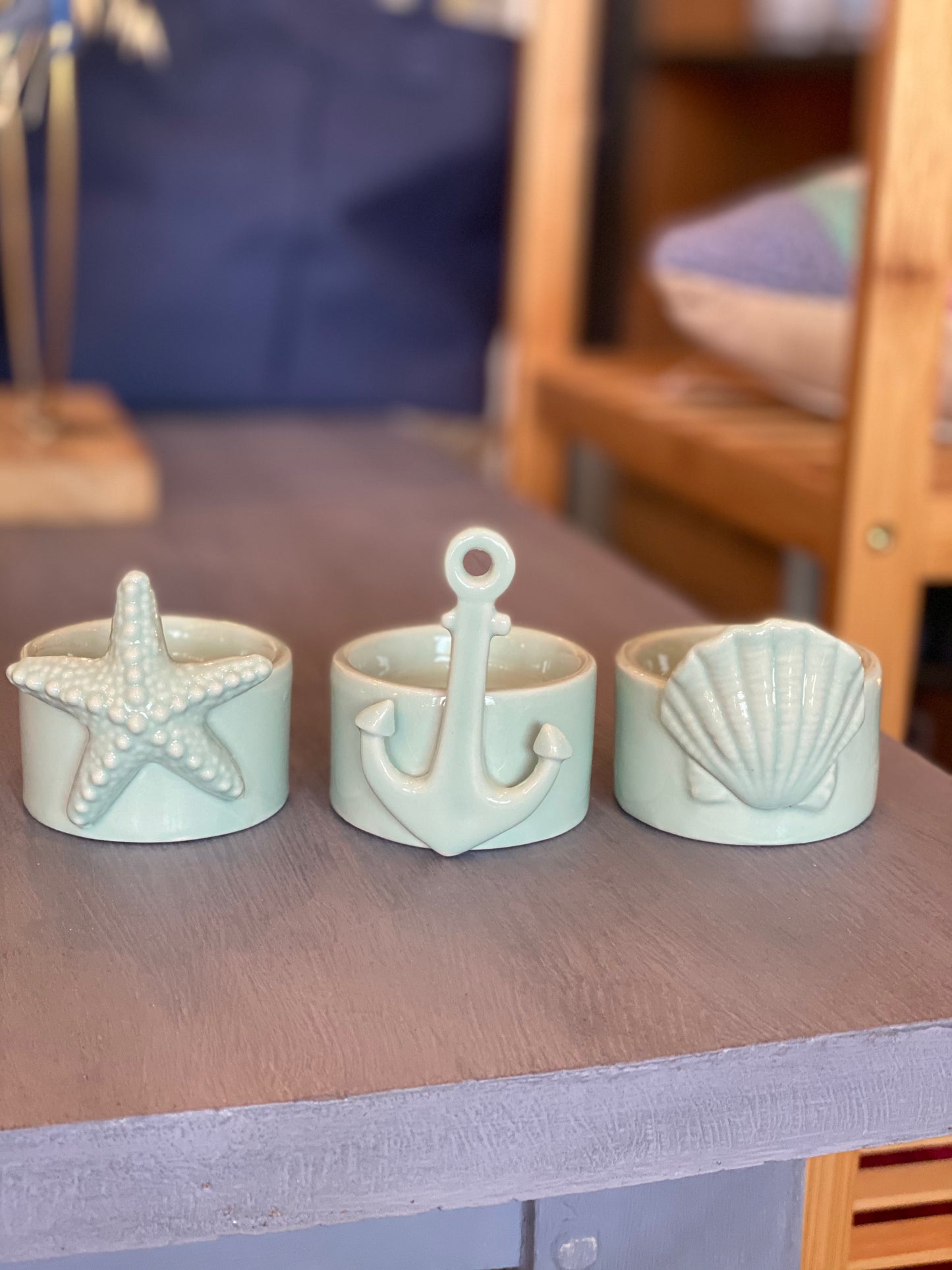 Lot de 3 bougeoirs