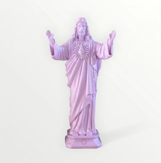 Statuette Jesus loves you - J'AI VU LA VIERGE