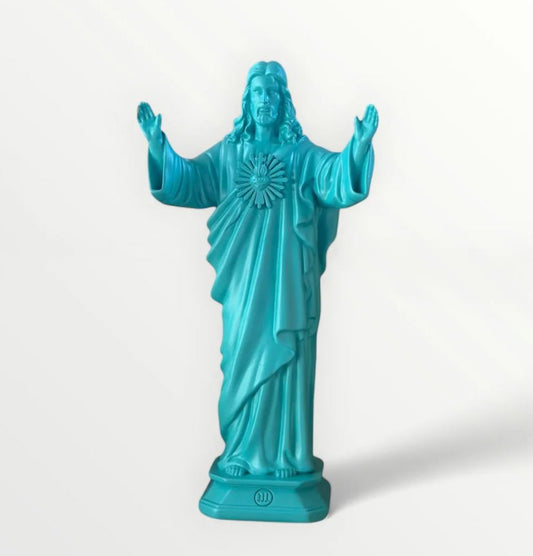 Statuette Jesus loves you - J'AI VU LA VIERGE