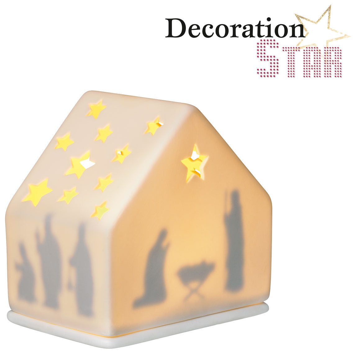 Maison photophore 'Crèche' Rader design