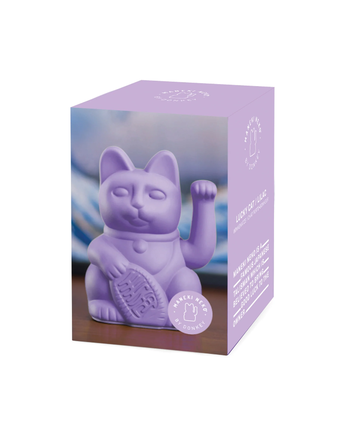 Lucky Cat lilas - L'optimisme