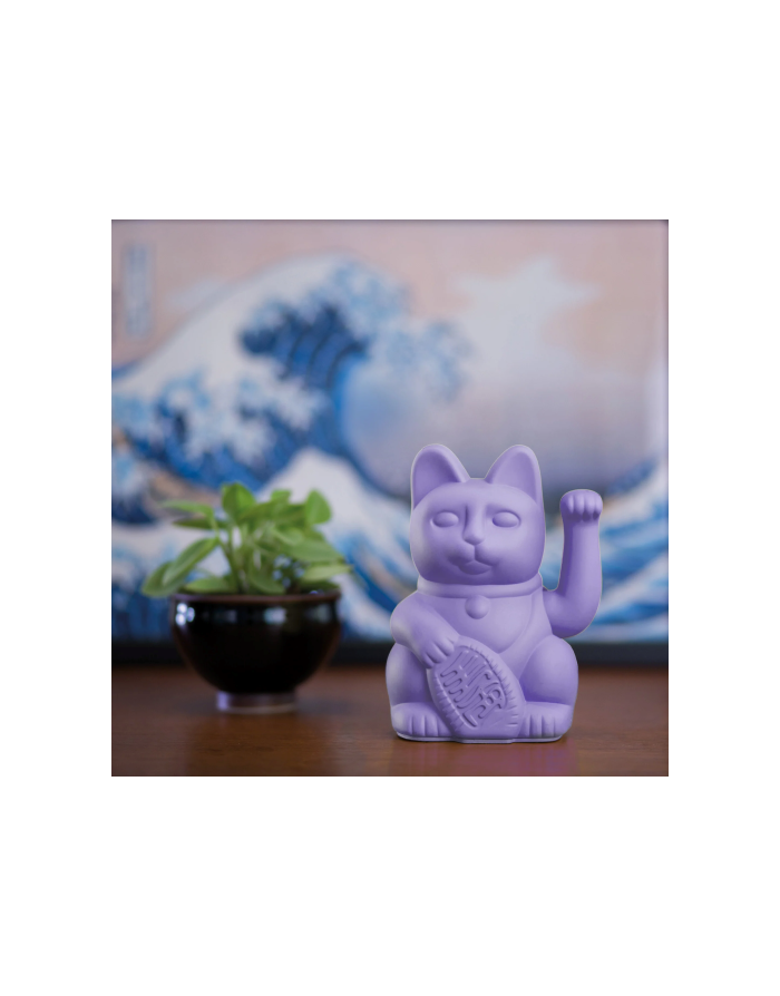 Lucky Cat lilas - L'optimisme