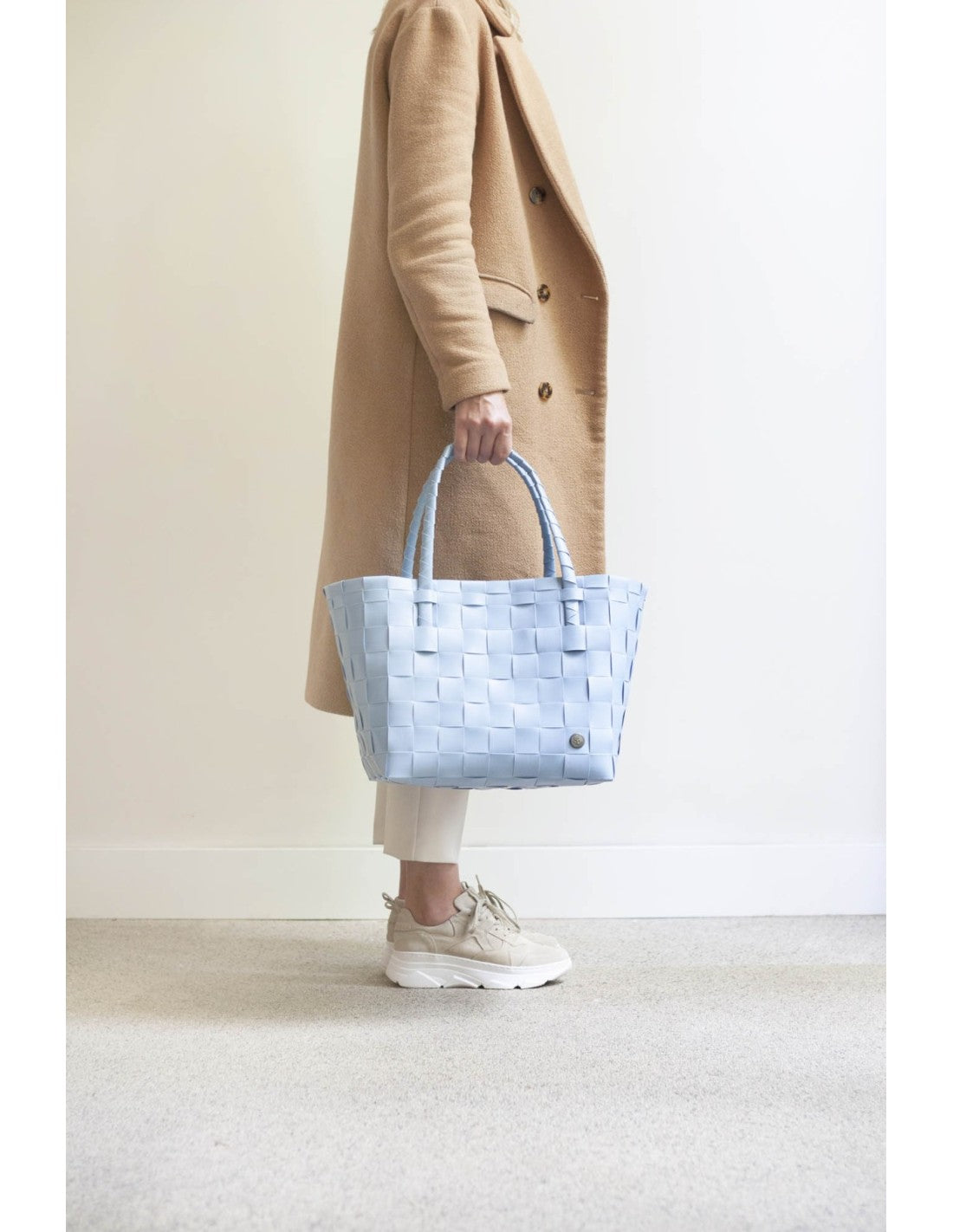 Panier shopper 'PARIS' d'HANDED BY - Coloris faded blue