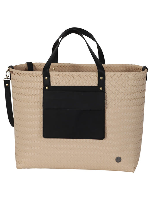 Panier cabas 'PERCEY' d'HANDED BY - sac spacieux, tissé à la main