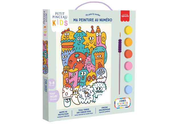 Coffret peinture au numéro Petit Pinceau Kids - Fun Gang