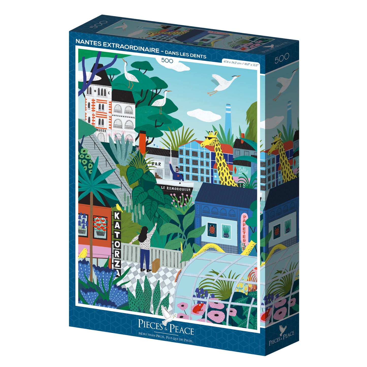 Puzzle 500 Pièces "Nantes Extraordinaire" - Pieces & Peace